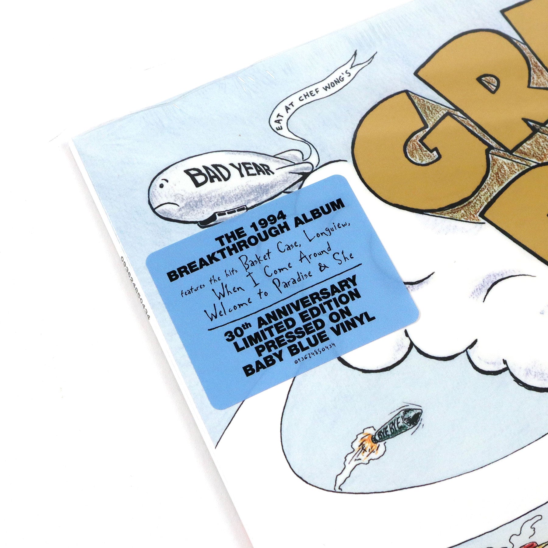 Green Day Dookie (Baby Blue Colored Vinyl) Vinyl LP —