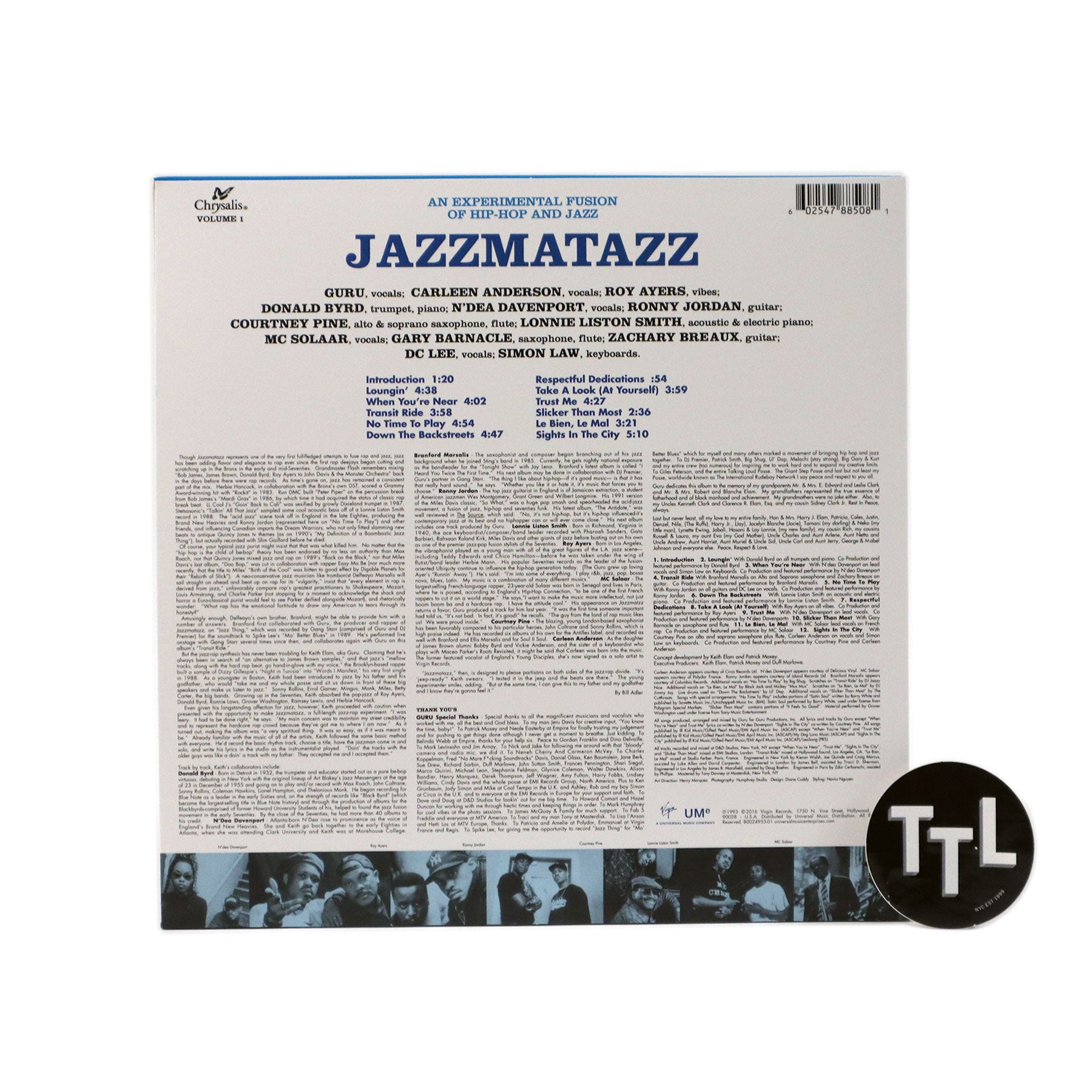 Guru: Jazzmatazz Volume 1 Vinyl LP – TurntableLab.com