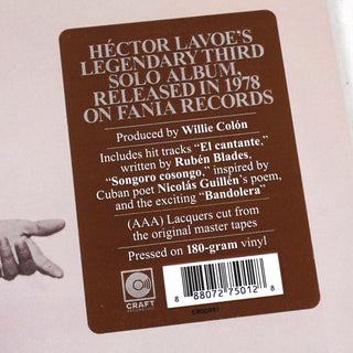Hector Lavoe: Comedia (180g) Vinyl LP 