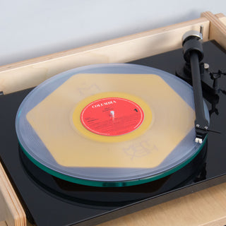Hexmat: Yellow Bird Record Isolator Platter Mat