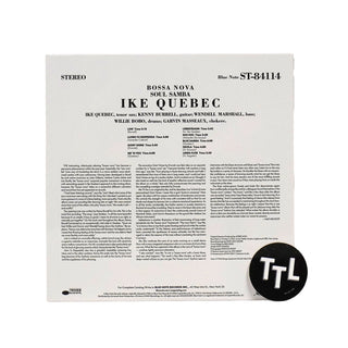Ike Quebec: Bossa Nova Soul Samba (Tone Poet 180g) Vinyl LP