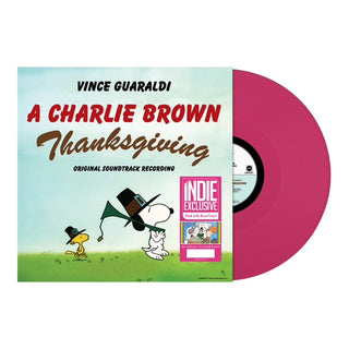 Vince Guaraldi: A Charlie Brown Thanksgiving (Indie Exclusive Pink Colored Vinyl) Vinyl LP