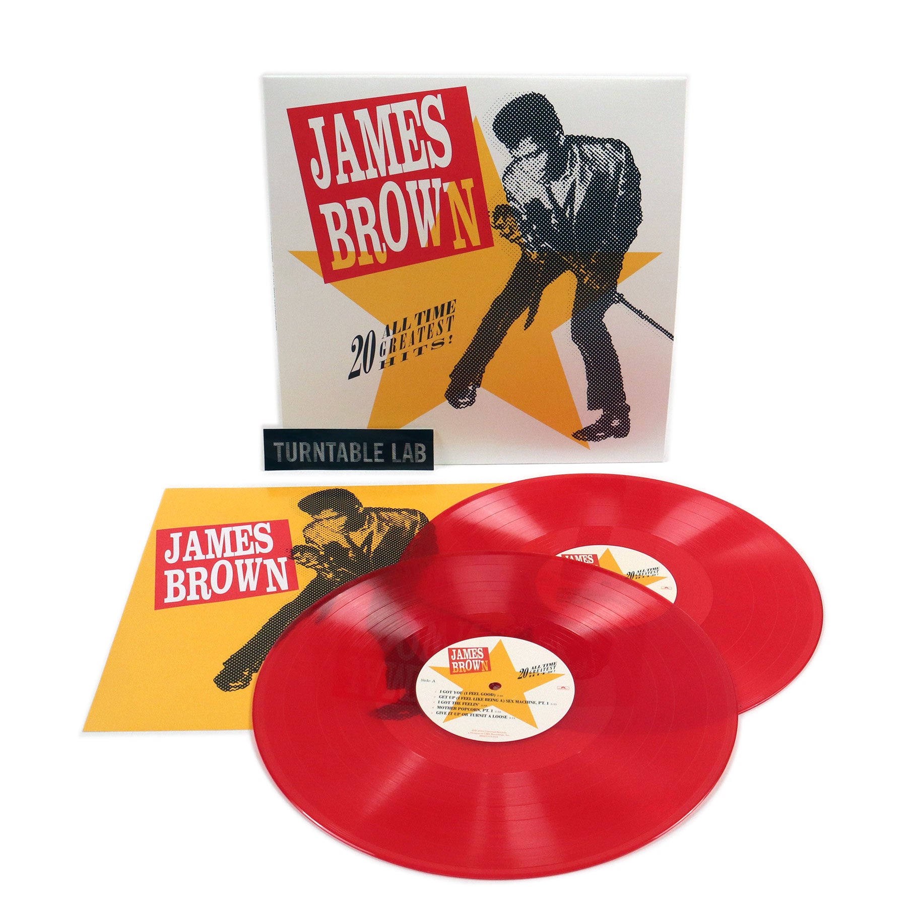 James Brown: 20 All Time Greatest Hits! (Colored Vinyl) Vinyl 2LP ...