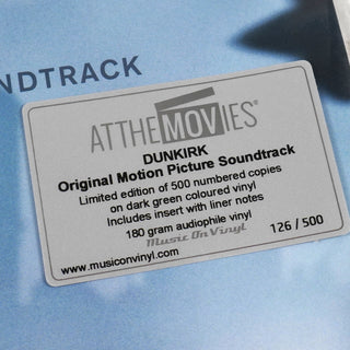 Hans Zimmer: Dunkirk Soundtrack (180g, Green Colored Vinyl) Vinyl 2LP