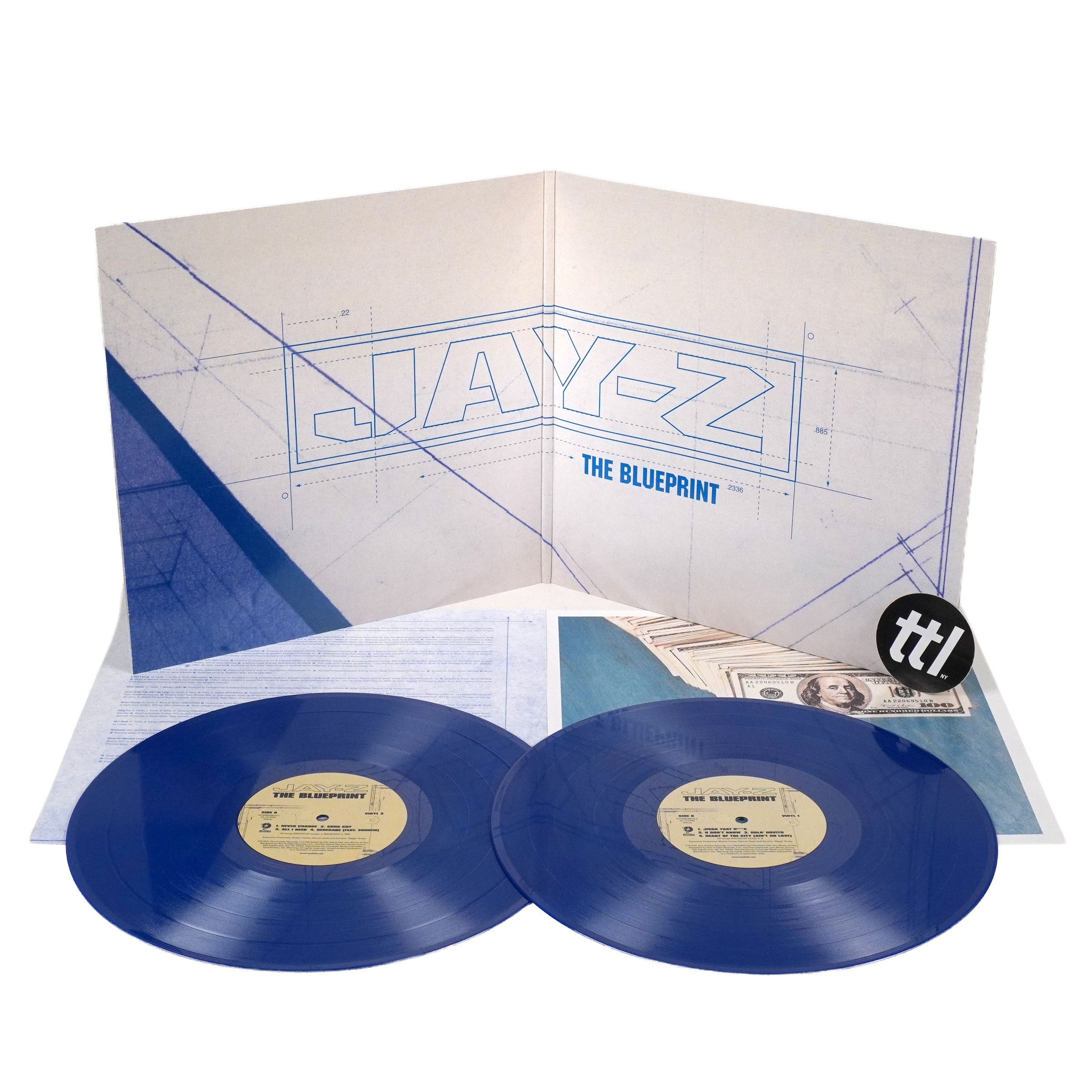Jay-Z: The Blueprint (Colored Vinyl) Vinyl 2LP – TurntableLab.com