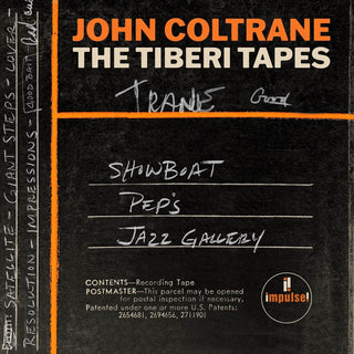 John Coltrane: The Tiberi Tapes Vinyl 4LP