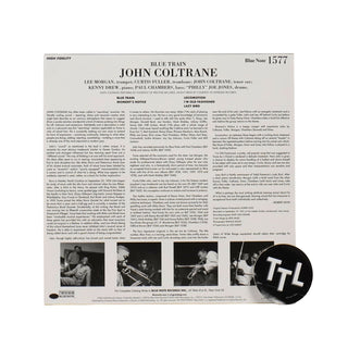 John Coltrane: Blue Train (Blue Colored Vinyl) Vinyl LP 