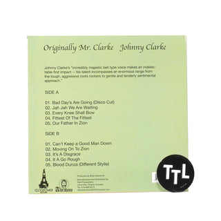 Johnny Clarke: Originally Mr. Clarke Vinyl LP