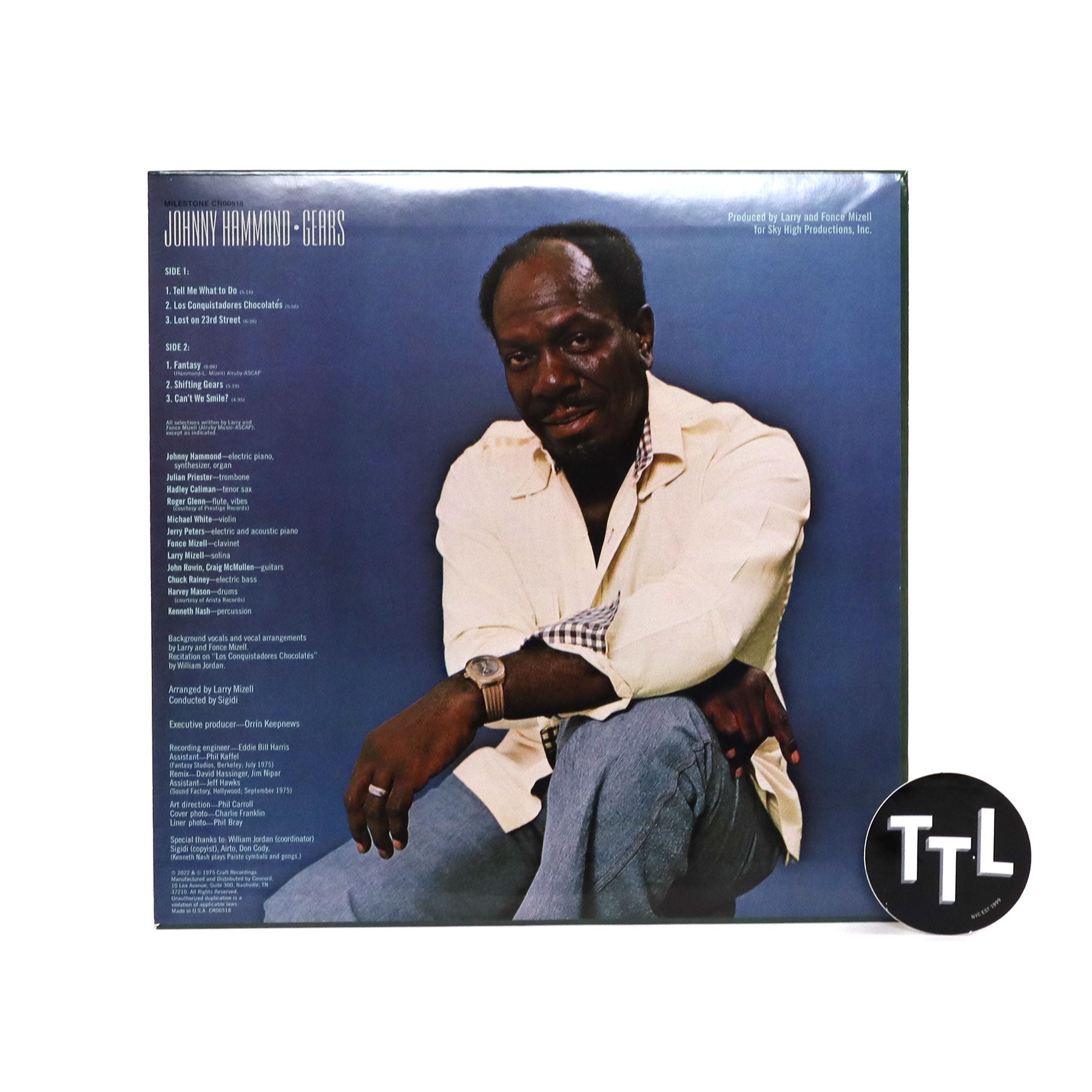 johnny hammond gears Johnny Hammond: Gears (180g, Jazz Dispensary Top Shelf) Vinyl LP