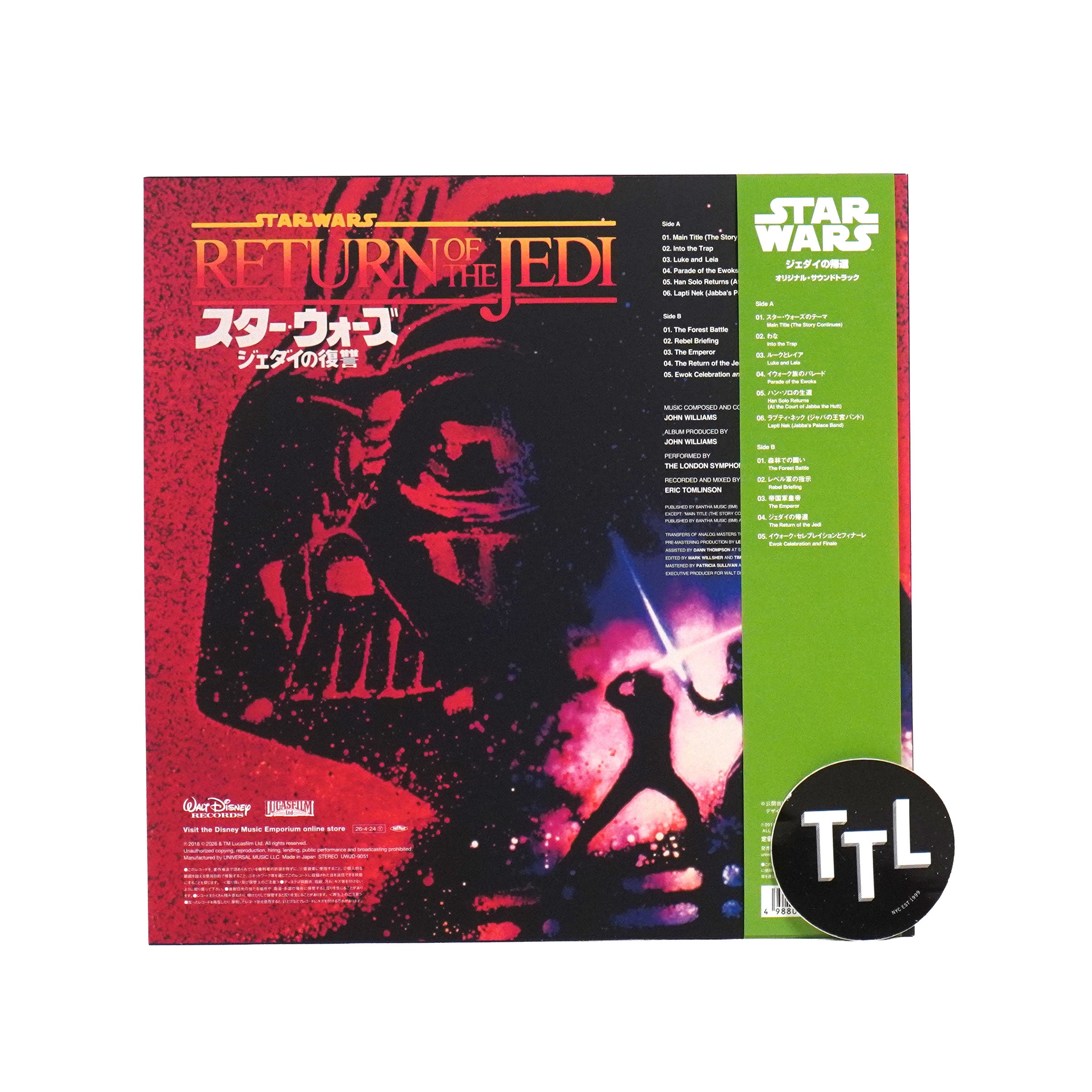 John Williams: Star Wars Episode VI - Return Of The Jedi (Japan