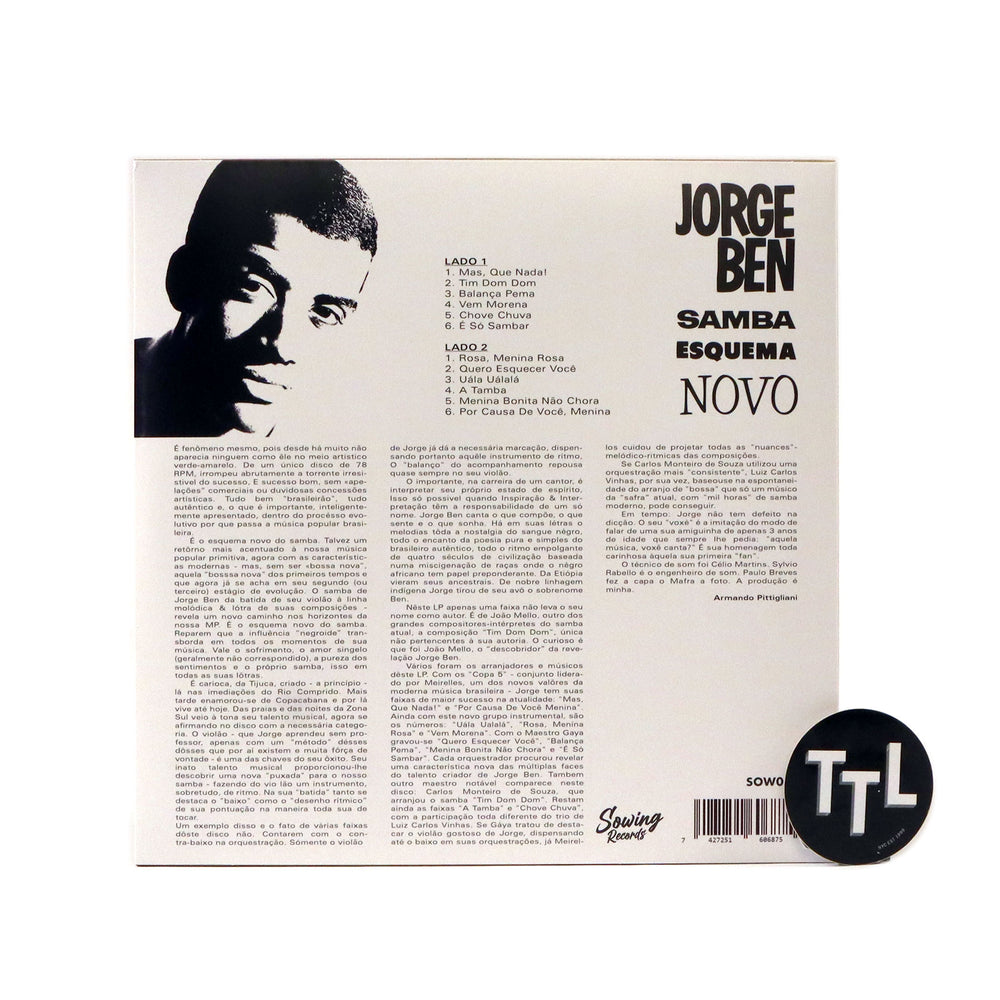 Jorge Ben: Samba Esquema Novo (Colored Vinyl) Vinyl LP