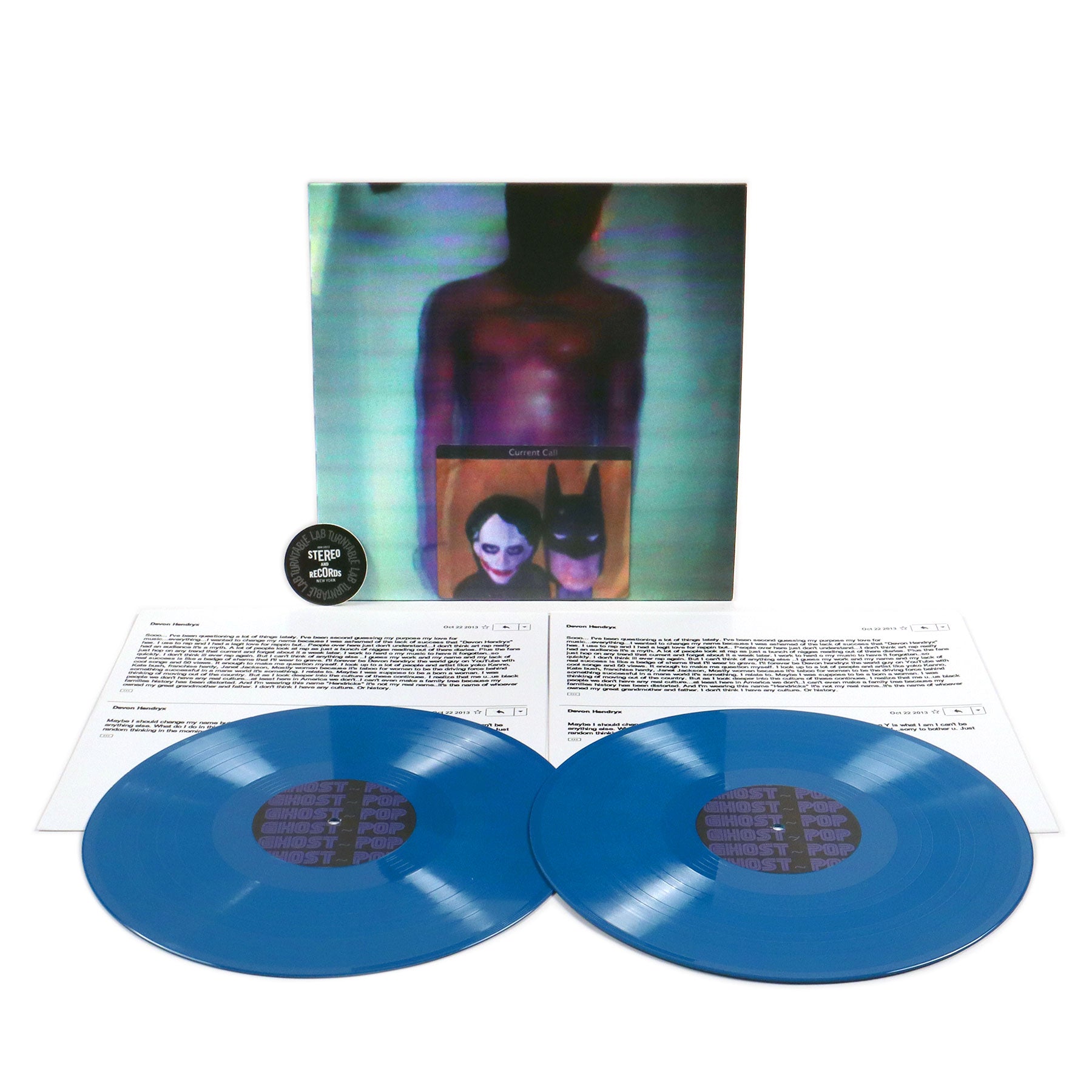 JPEGMAFIA: Ghost Pop Tape (Blue Colored Vinyl) Vinyl 2LP — TurntableLab.com
