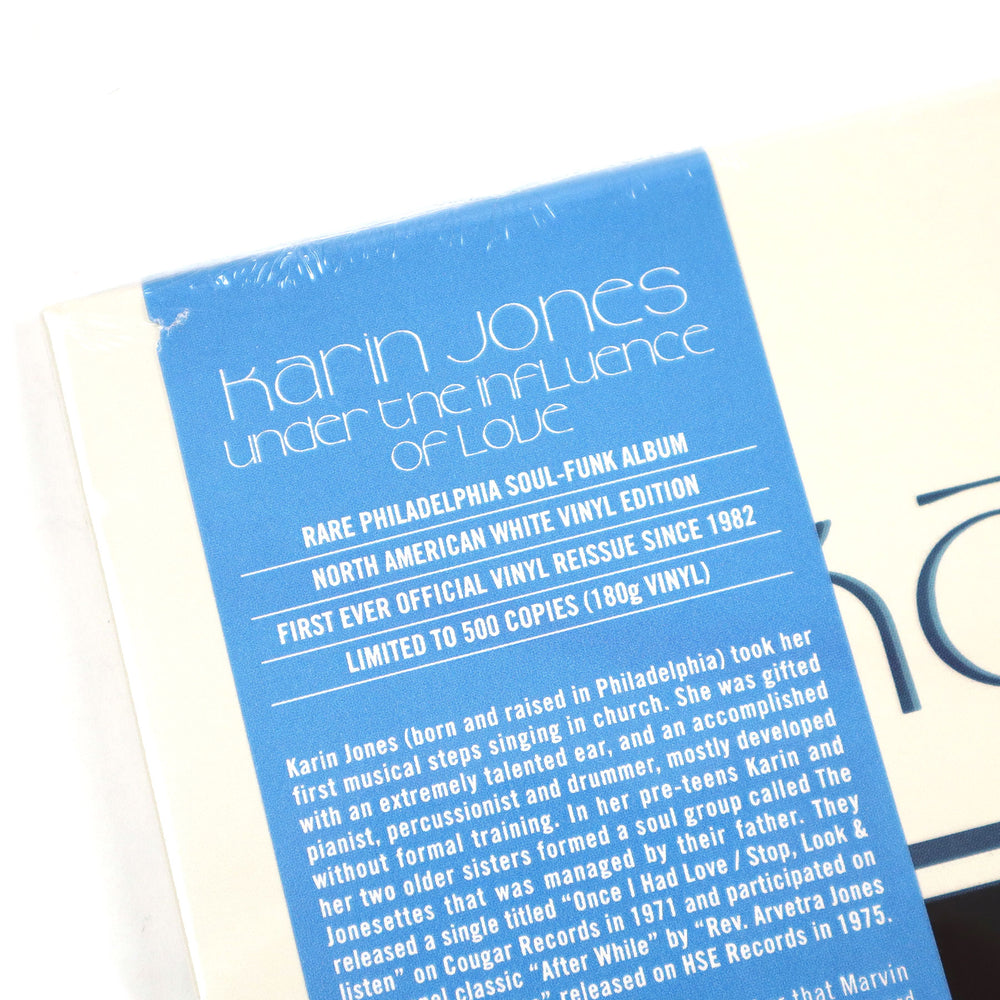 Karin Jones: Under The Influence of Love (180g, Colored Vinyl) Vinyl LP
