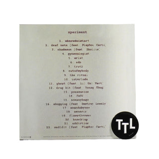 Title
Ken Carson: Xperiment (Colored Vinyl) Vinyl 2LP
