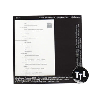 Kevin McCormick & David Horridge: Light Patterns Vinyl LP