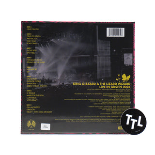 King Gizzard And The Lizard Wizard: Live In Austin '24 (Colored Vinyl) Vinyl 4LP Boxset