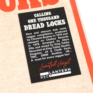 King Tubby: Calling One Thousand Dread Locks Vinyl LP