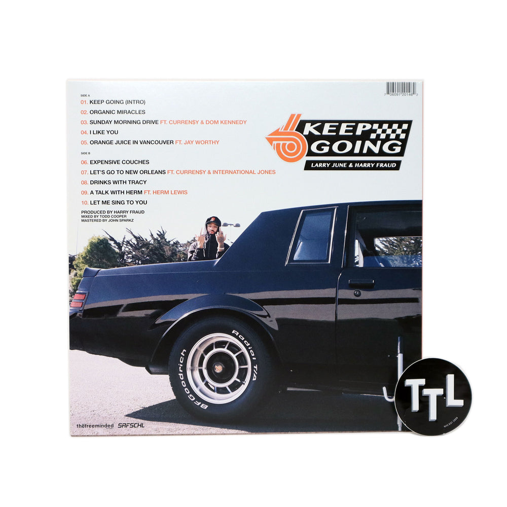 Larry June & Harry Fraud: Keep Going Vinyl LP