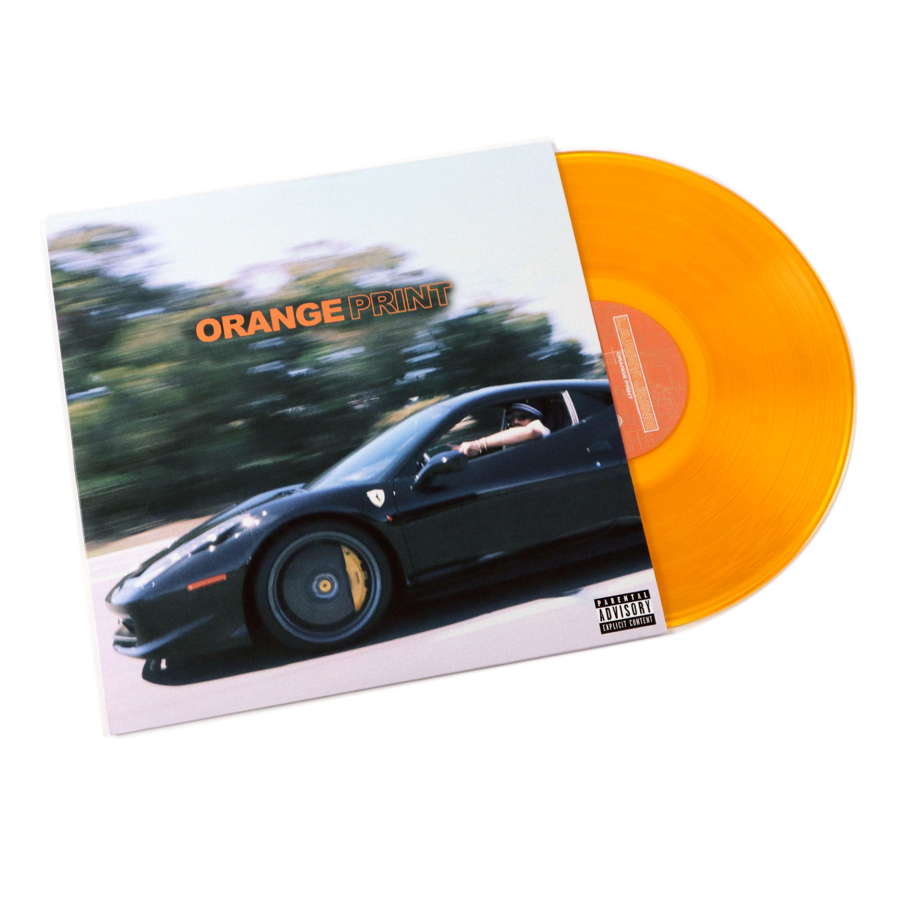 Larry June Orange Print (Colored Vinyl) Vinyl LP —
