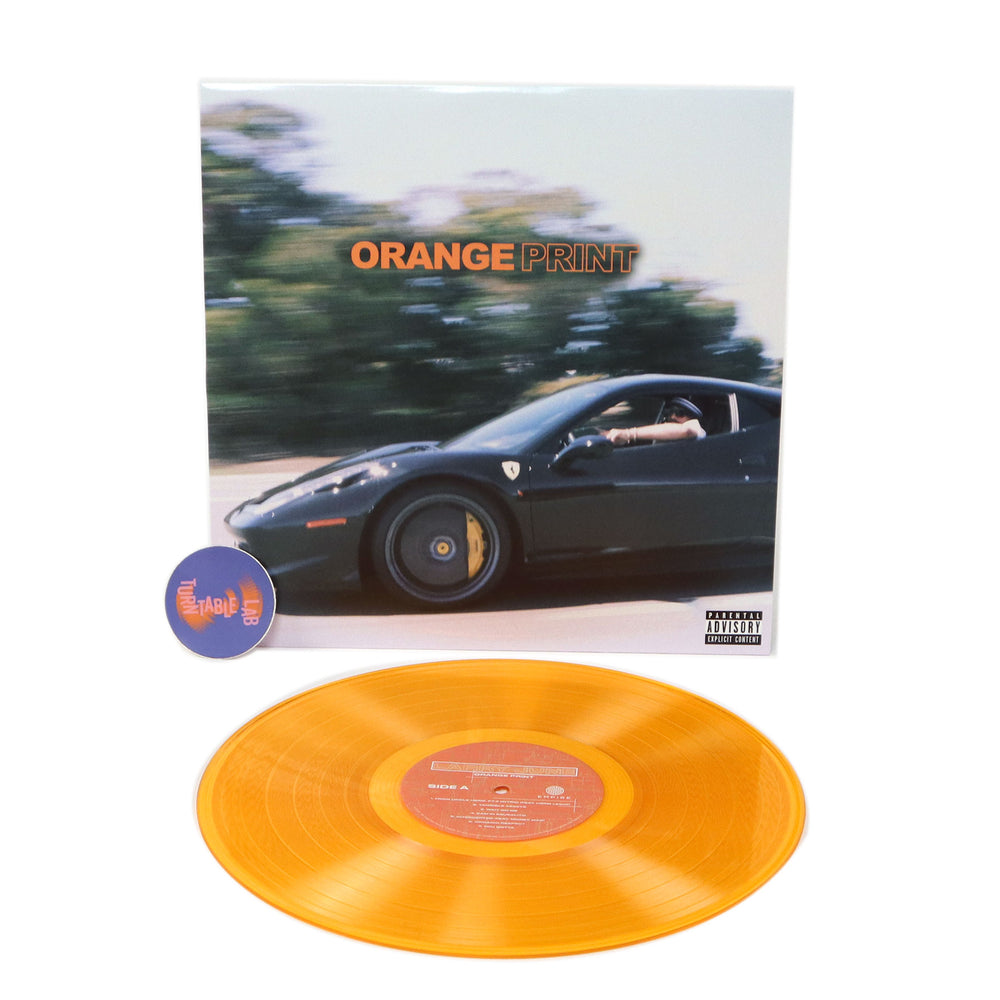 Larry June Orange Print Colored Vinyl Vinyl LP TurntableLab larry-june-orange-print-colored-vinyl-vinyl-lp-turntablelab