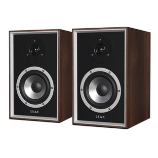 Leak: Sandwich 100 Bookshelf Speakers - Walnut / Pair