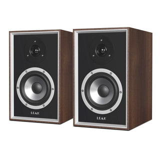 Leak: Sandwich 100 Bookshelf Speakers - Walnut / Pair