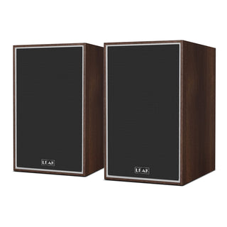 Leak: Sandwich 100 Bookshelf Speakers - Walnut / Pair