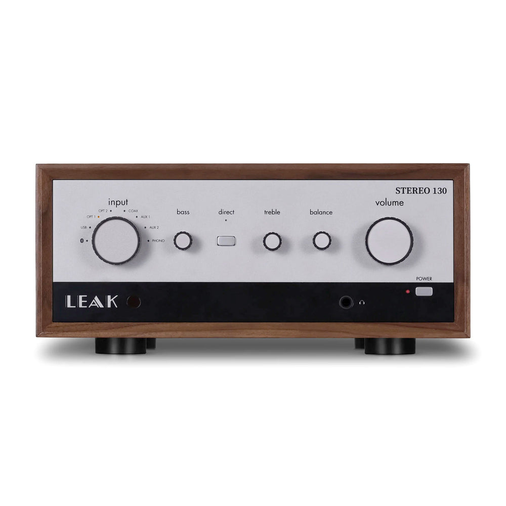 Leak: Stereo 130 Integrated Amplifier w/ Bluetooth - Walnut
