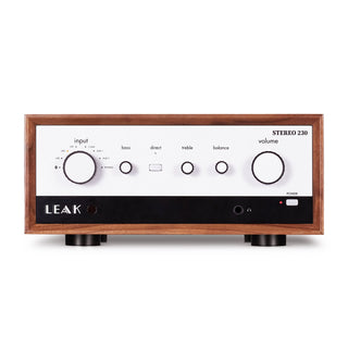 Leak: Stereo 230 Integrated Amplifier w/ Bluetooth - Walnut (Open Box Special)