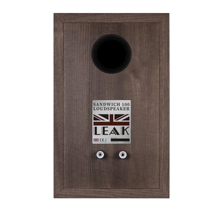 Leak: Sandwich 100 Bookshelf Speakers - Walnut / Pair