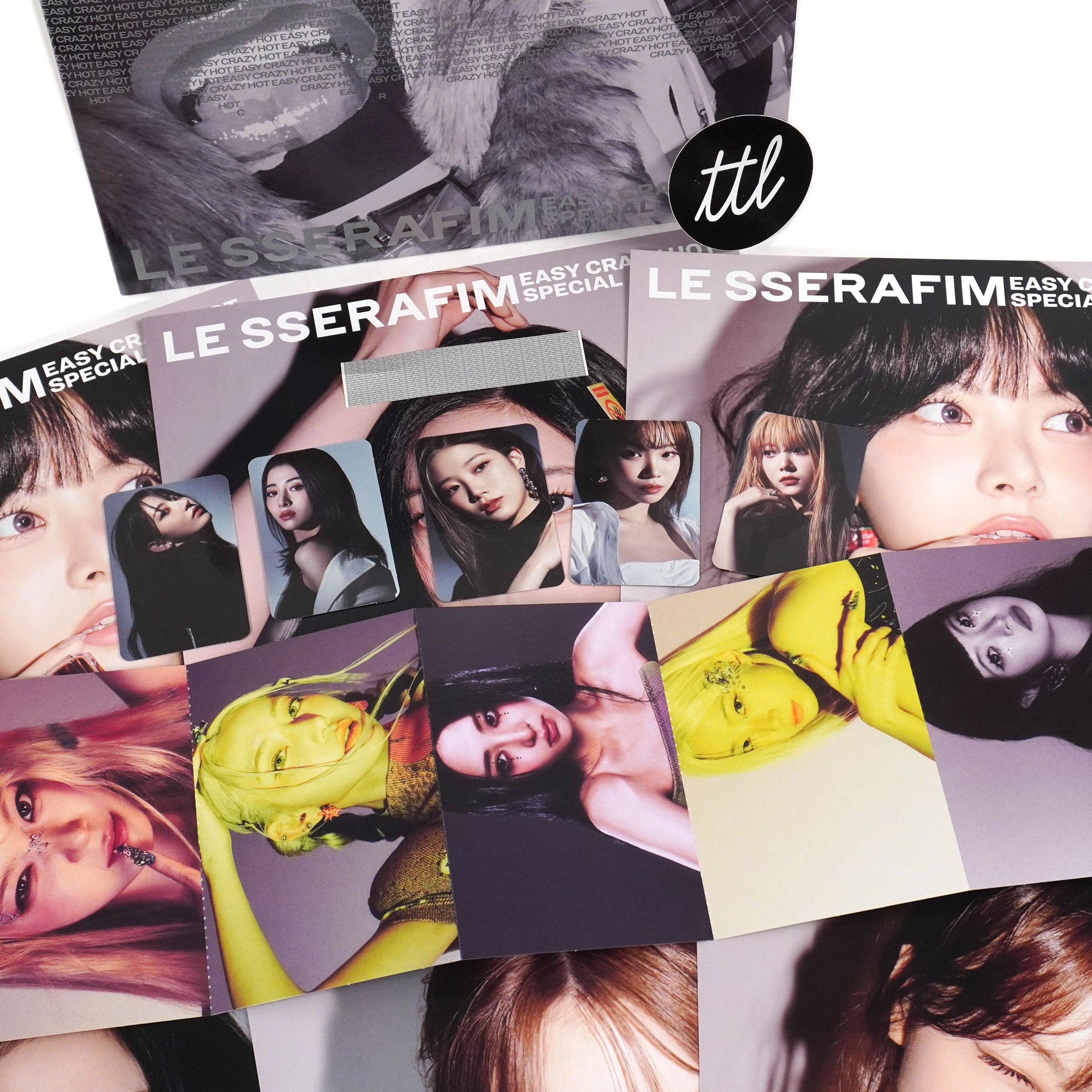 LE SSERAFIM: EASY-CRAZY-HOT (Indie Exclusive Colored Vinyl) Vinyl