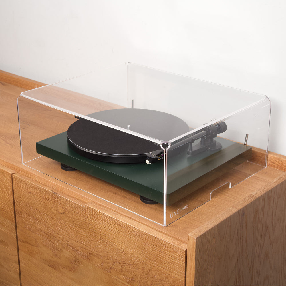 Line Phono: Universal Turntable Dust Cover (Fits Most Turntables, Clearaudio Concept, Pro-Ject RPM)