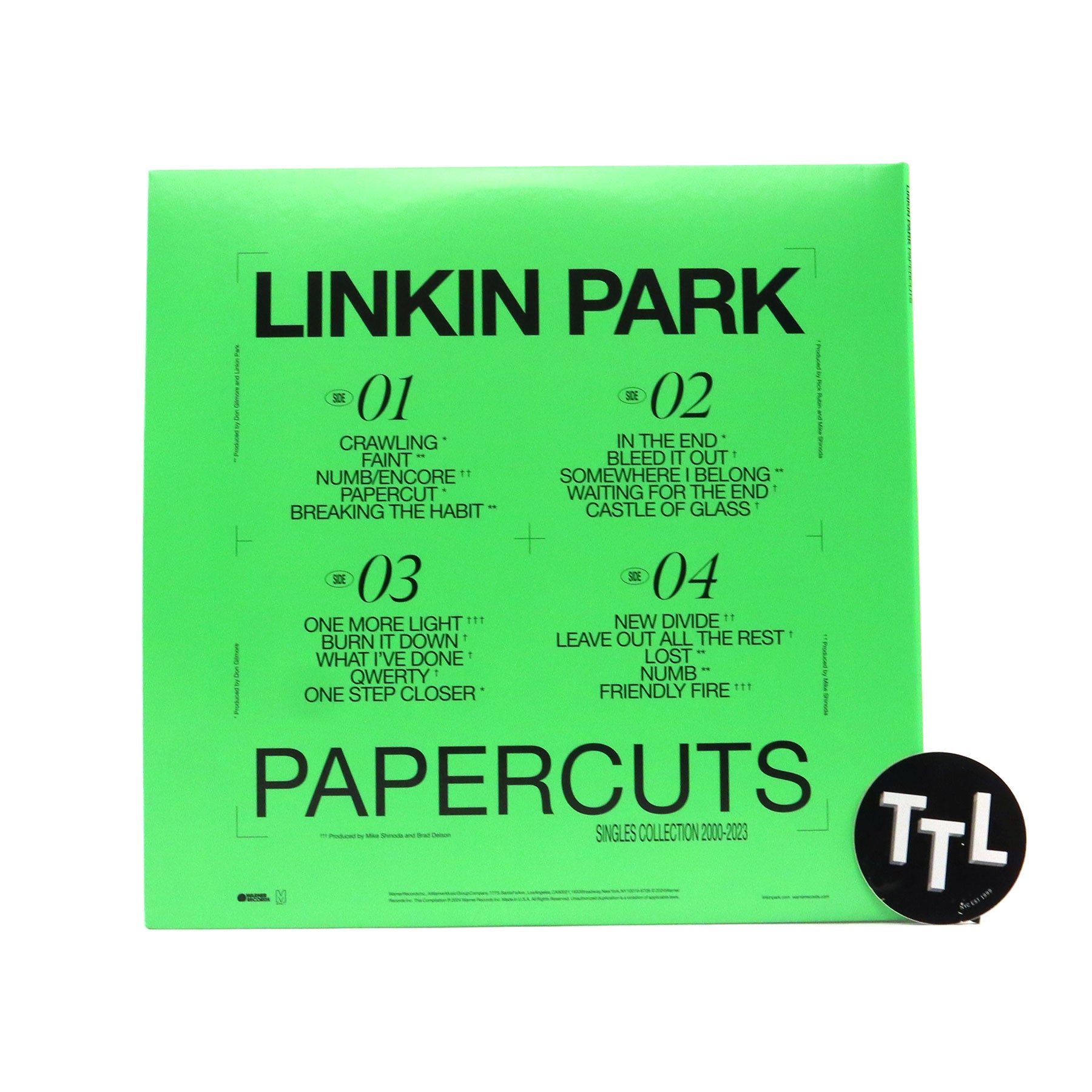 Linkin Park: Papercuts (Indie Exclusive Colored Vinyl) Vinyl 2LP