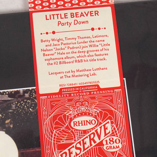 Little Beaver: Party Down (Rhino Reserve 180g) Vinyl LP