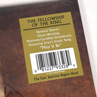 The Lord Of The Rings: Fellowship Of The Ring Soundtrack Vinyl 2LP