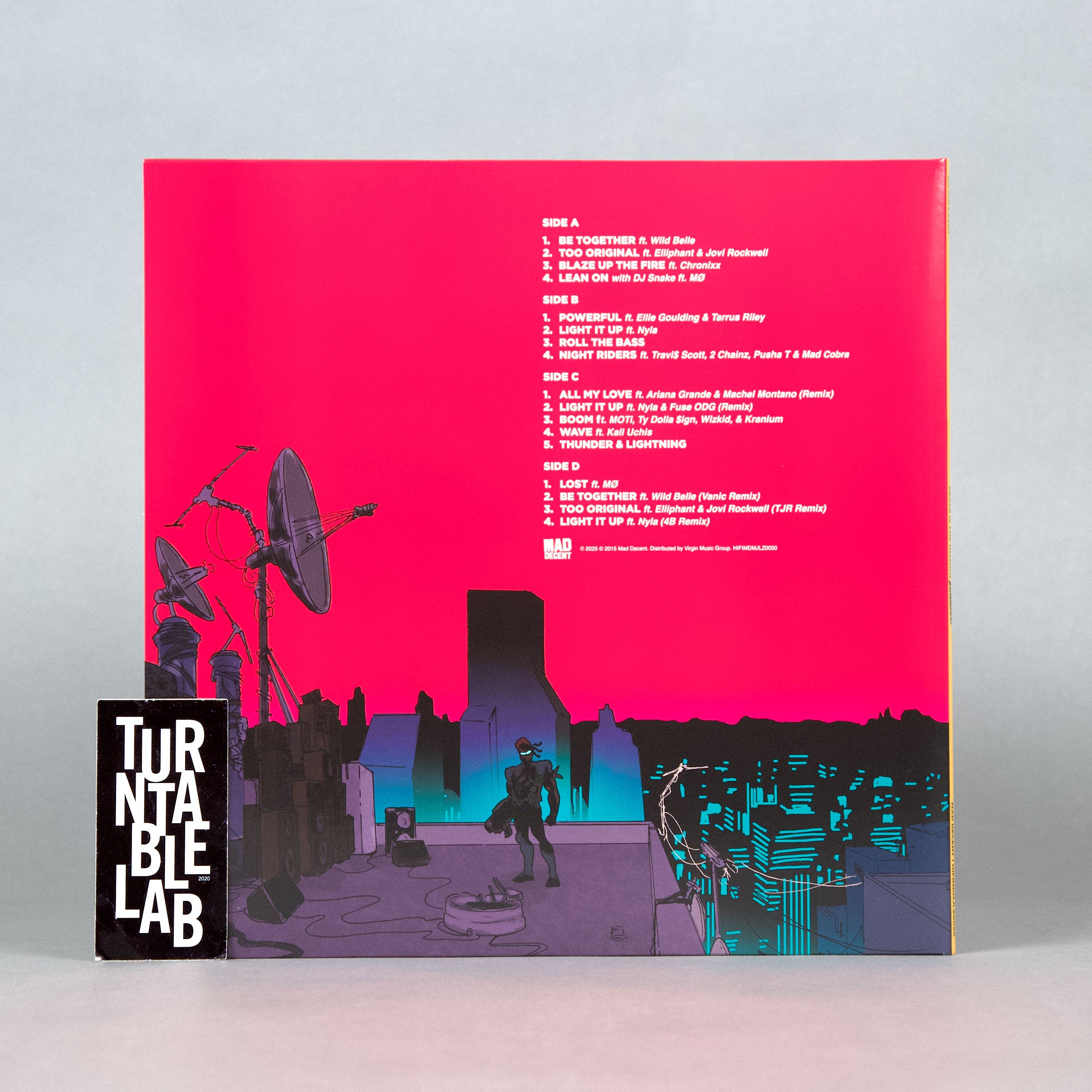 MAJOR LAZER / PEACE IS THE MISSION レコード Peace Is The Mission: Extended (Pink & Deep Purple Vinyl