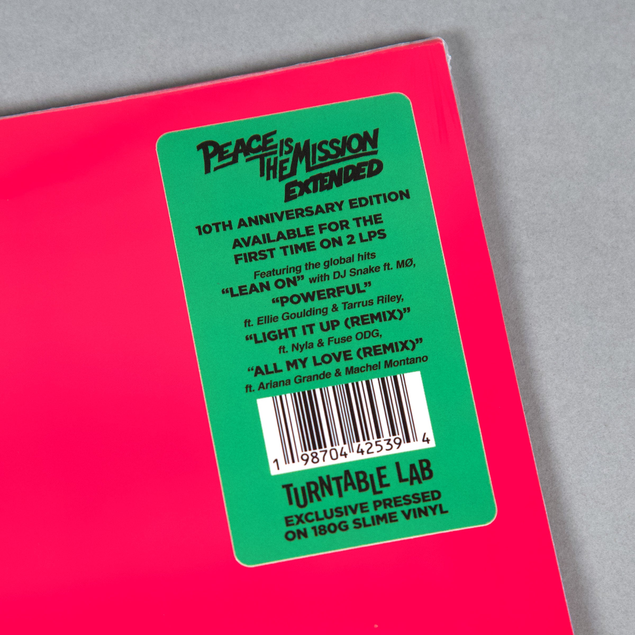 MAJOR LAZER / PEACE IS THE MISSION レコード Peace Is The Mission: Extended (Pink & Deep Purple Vinyl