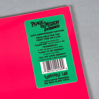 Major Lazer: Peace Is The Mission - Extended (180g, Colored Vinyl) Vinyl 2LP - Turntable Lab Exclusive 