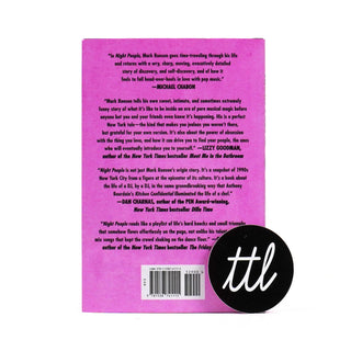 Mark Ronson: Night People - How To Be A DJ In '90s New York City Hardcover Book