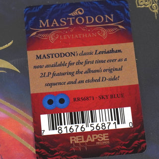 Mastodon: Leviathan (Sky Blue Colored Vinyl) Vinyl 2LP