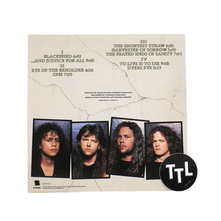 Metallica: And Justice For All Vinyl 2LP