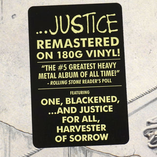 Metallica: And Justice For All Vinyl 2LP