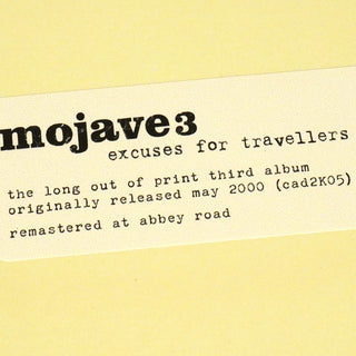 Mojave 3: Excuses For Travellers Vinyl LP