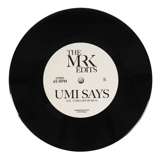 Mr. K: Golden / Umi Says Vinyl 7" 