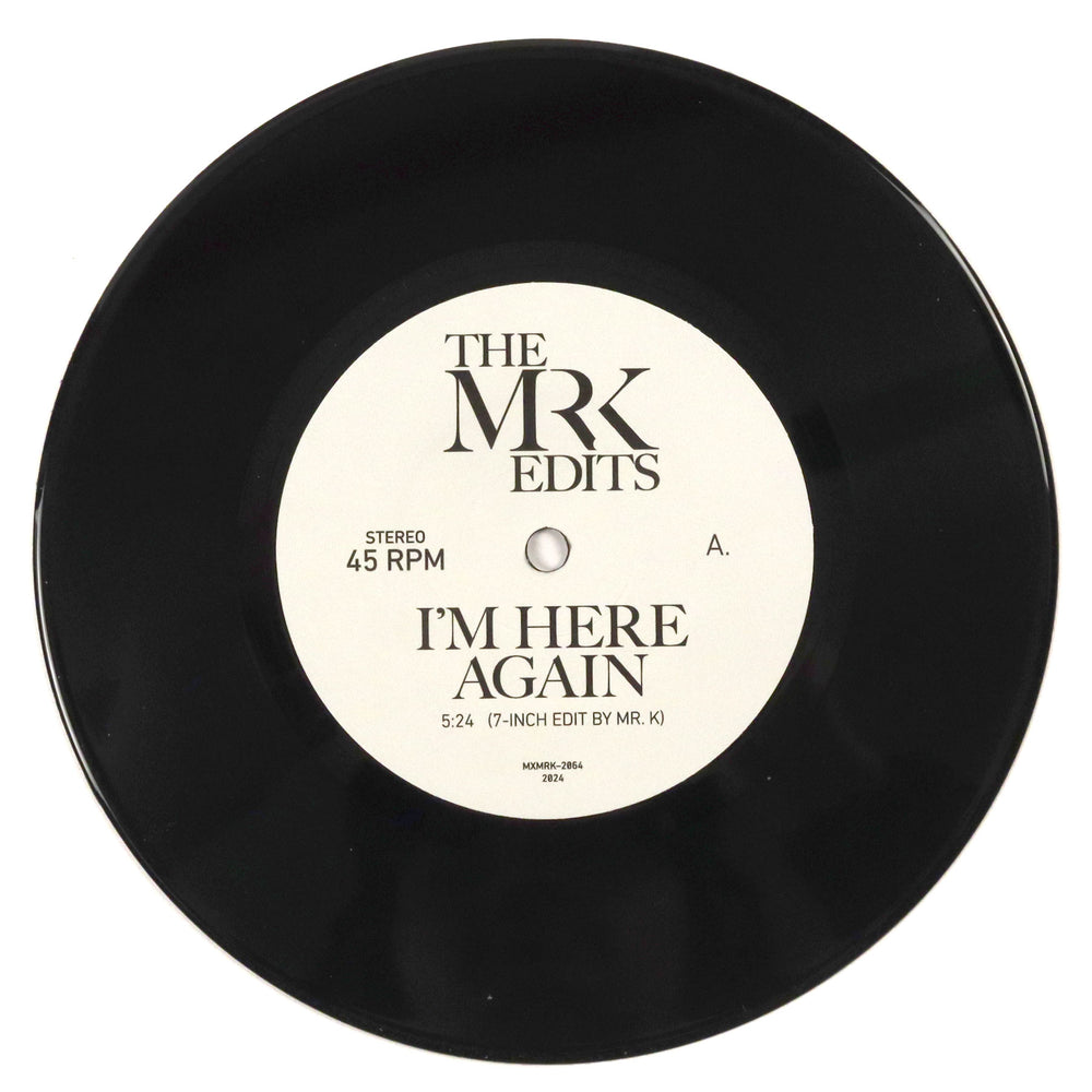 Mr. K: I'm Here Again / Time Of The Season Vinyl 7"