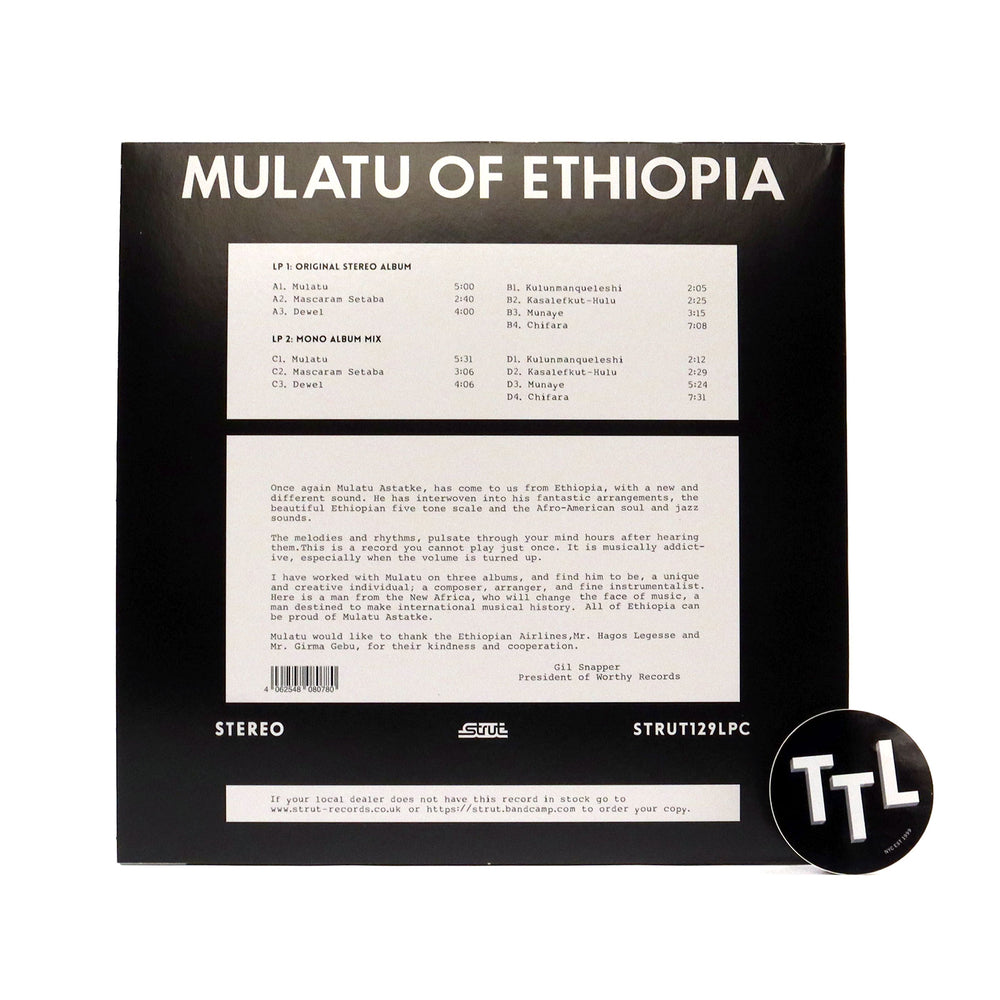 Mulatu Astatke: Mulatu Of Ethiopia (Colored Vinyl) Vinyl 2LP