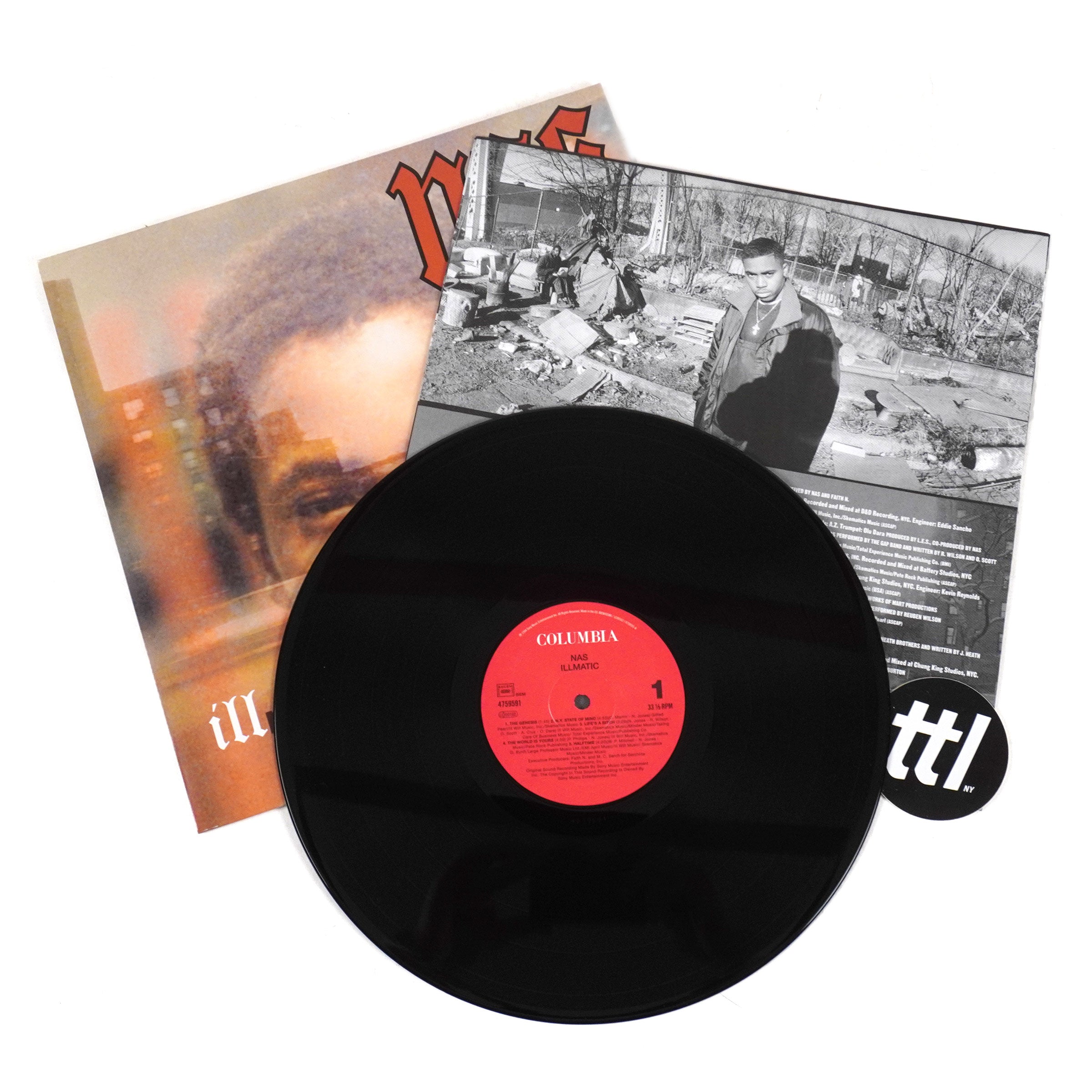 NAS ILLMATIC US ORIGINAL レコード VINYL Nas - Illmatic 1994 Columbia First Original Pressing Vinyl Record