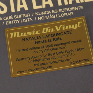 Natalia Lafourcade: Hasta La Raiz (Clear Colored Vinyl) Vinyl LP