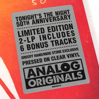 Neil Young: Tonight's The Night - 50th Anniversary (Indie Exclusive Colored Vinyl) Vinyl 2LP