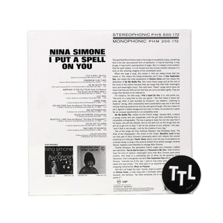 Nina Simone: I Put A Spell On You (Acoustic Sounds 180g) Vinyl LP